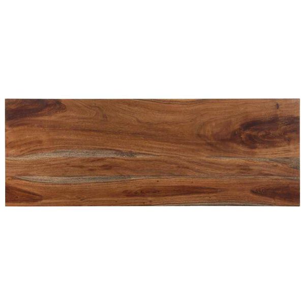 vidaXL Panca 110 cm in Legno Massello di Acacia