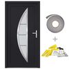 vidaXL Porta Ingresso Antracite 98x190 cm in PVC