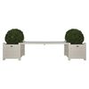 Esschert Design Fioriere con Panchina a Ponte Bianca CF33W