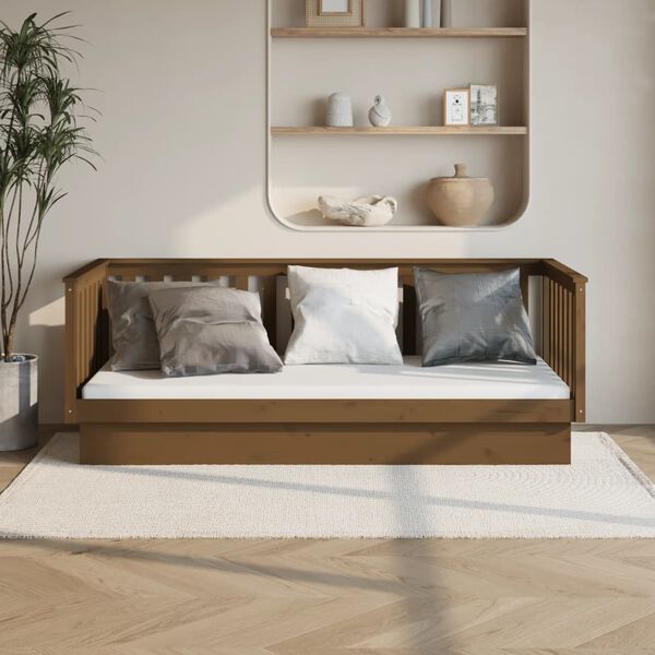vidaXL Dormeuse Ambra 100x200 cm in Legno Massello di Pino