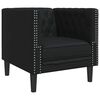 vidaXL Divano Nero 74,5 x 71 x 70,5 cm PVC