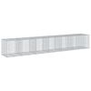 vidaXL Cesto Gabbione con Copertura 650x100x100 cm in Ferro Zincato