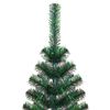 vidaXL Albero di Natale artificiale con luci integrate Verde 180 cm
