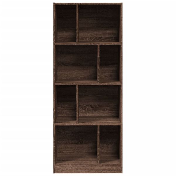 vidaXL Libreria Rovere Marrone 57x28,5x141 cm in Legno Multistrato