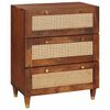 vidaXL Credenza Marrone 60 x 33 x 75 cm Legno di mango massello