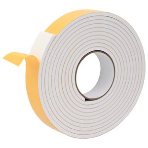 vidaXL Nastro adesivo in schiuma 20 pz Bianco 30mm x 5m Schiuma CR