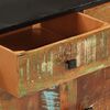 vidaXL Credenza 140x35x70 cm in Legno Massello di Recupero e Metallo