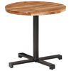 vidaXL Tavolino da Bistrot Rotondo &Oslash;80x75 cm in Legno di Acacia