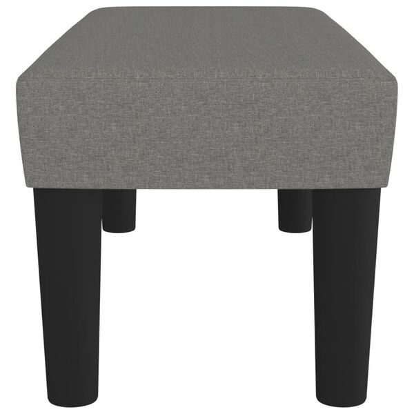 vidaXL Panca Grigio Scuro 70x30x30 cm in Tessuto