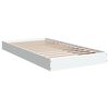 vidaXL Giroletto Bianco 100x200 cm in Legno Massello