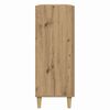 vidaXL Credenza Rovere artigianale 70 x 34 x 90 cm Legno multistrato
