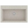 vidaXL Lavello da cucina Beige 79 x 50 x 31 cm Granito