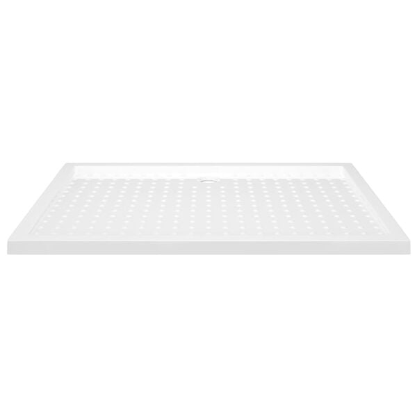 vidaXL Piatto Doccia con Superficie Puntinata Bianco 80x120x4cm ABS