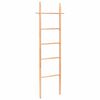 vidaXL Scala Porta Asciugamani 170 cm in Legno Massello di Noce
