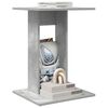 vidaXL Tavolo laterale Grigio cemento 45 x 40 x 62,5 cm