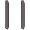 vidaXL Orecchia della Testata Grigio PVC