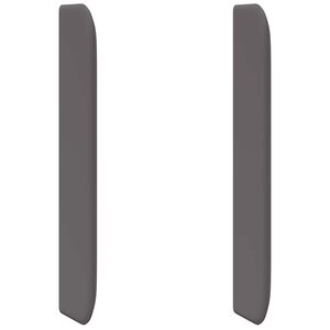vidaXL Orecchia della Testata Grigio PVC