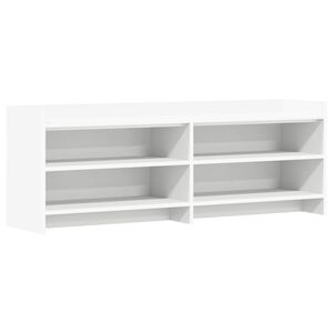 vidaXL Mobile TV 135 x 33 x 47 cm Bianco Legno ingegnerizzato