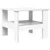 vidaXL Tavolino da salotto Bianco 57 x 55 x 45 cm Legno multistrato