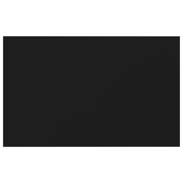 vidaXL Ripiani per Libreria 4pz Neri 80x50x1,5cm in Legno Multistrato