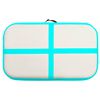 vidaXL Tappetino Ginnastica Gonfiabile con Pompa 60x100x15cm PVC Verde