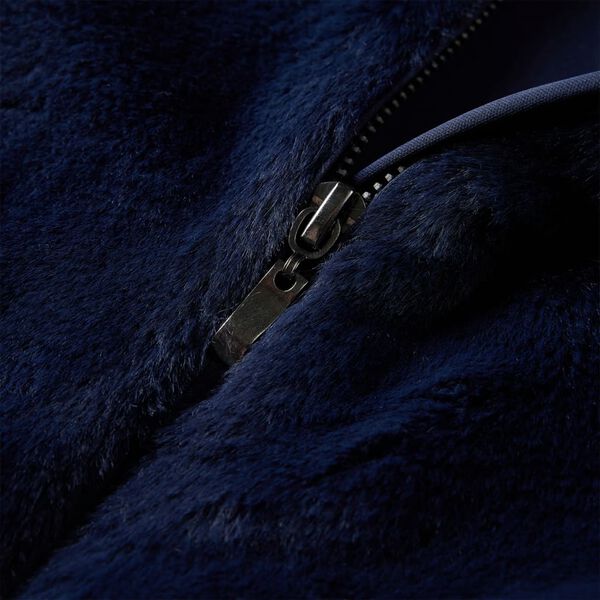 Cappotto per Bambini in Pelliccia Sintetica Blu Marino 104