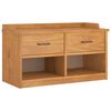vidaXL Panca da Corridoio SANDNES 87x40x50 cm Legno Massello di Pino