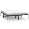 vidaXL Giroletto in Metallo Nero 140x190 cm