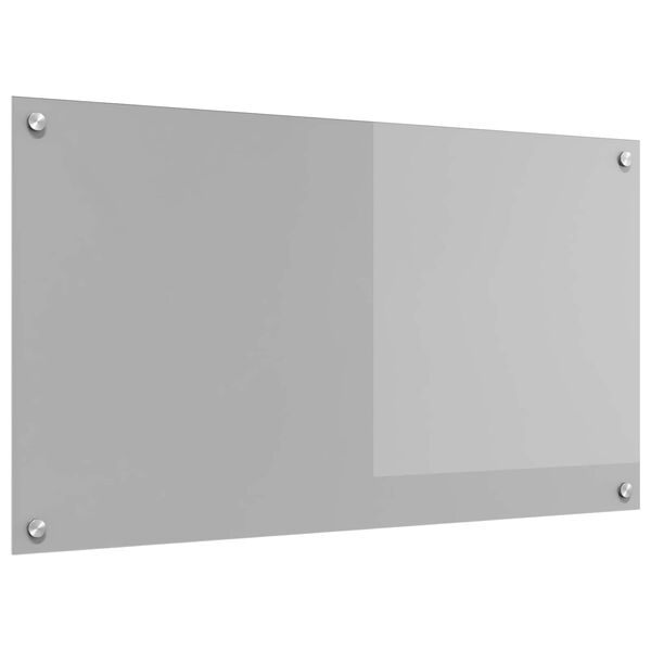 vidaXL Rivestimento da Cucina Grigio chiaro 90 x 50 cm vetro temperato