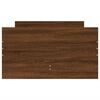 vidaXL Giroletto con Cassetti Rovere Marrone 100x200 cm