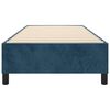 vidaXL Struttura Letto a Rete a Molle Blu Scuro 80x200 cm in Velluto