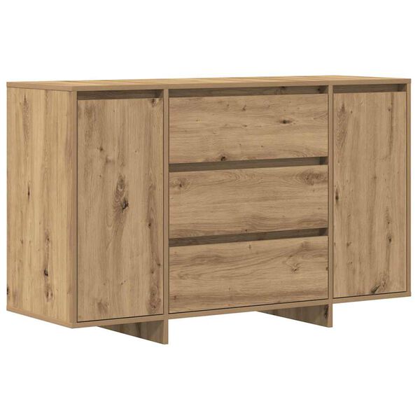 vidaXL Credenza Rovere artigianale 120 x 41 x 75 cm Legno multistrato