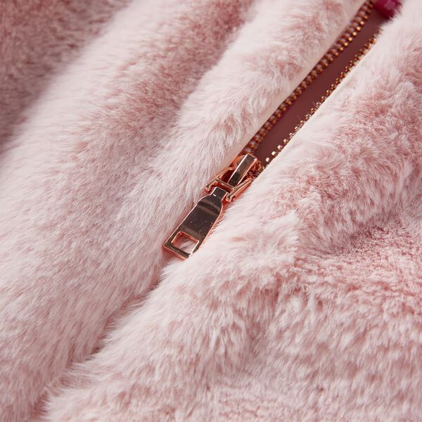 Giacca per Bambini in Pelliccia Sintetica Rosa 104