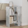 vidaXL Libreria Grigio cemento 52 x 25 x 71,5 cm Legno multistrato