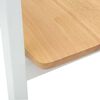 vidaXL Sedie da pranzo 2 pcs Bianco 54 x 57 x 73 cm