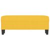 vidaXL Panca Giallo Chiaro 100x35x41 cm in Tessuto