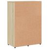 vidaXL Credenze 2 pz Rovere Sonoma 60x31x84 cm in Legno Multistrato