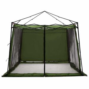vidaXL Tenda interna con tetto Verde 303 x 303 x 196 cm taffet&agrave;