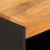 vidaXL Mobiletto Marrone e Nero 60x33,5x75 cm Legno Massello di Mango