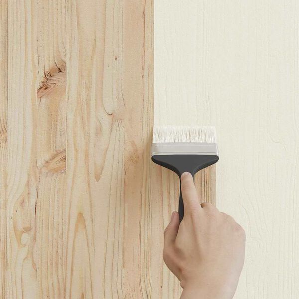 vidaXL Vernice per legno Bianco 16,5 x 16,5 x 16 cm Stampa da parete