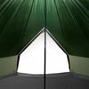 vidaXL Tenda Familiare Tipi per 6 Persone Verde Impermeabile
