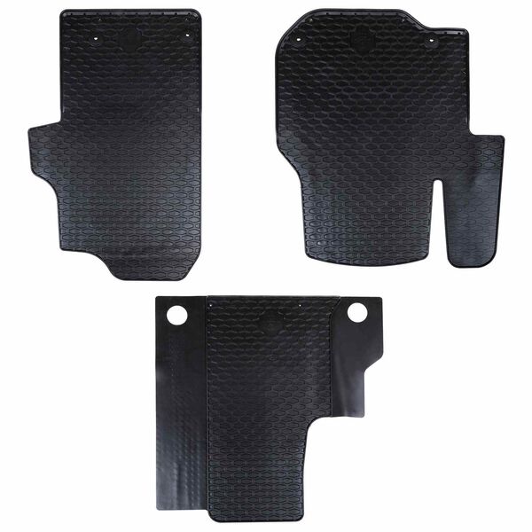 vidaXL Tappetino per Auto 3 pcs Nero VW CRAFTER , TGE TPE