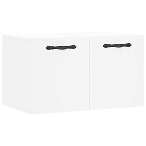 vidaXL Mobile a Parete Bianco 60x36,5x35 cm in Legno Multistrato