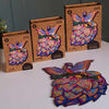 UNIDRAGON Puzzle in Legno 297 pz Fairy Bird King Size30x39 cm