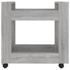 vidaXL Carrello Scrivania Grigio Sonoma 60x45x60 cm Legno Multistrato