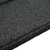 vidaXL Pietra da Passo 6 pcs Nero 40,5 x 40,5 x 2 cm Gomma