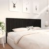 vidaXL Testiera per Letto Nera 205,5x4x100cm in Legno Massello di Pino