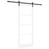 vidaXL Porta scorrevole ORKDAL Bianco 93 x 232 cm