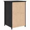 vidaXL Armadio da Notte con cassetto 2 pcs Rovere Nero 40 x 36 x 60 cm