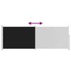 vidaXL Tenda da Sole Laterale Retrattile 160 x 500 cm Nera